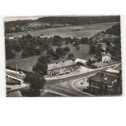 TORCY-le-PETIT: le carrefour, le café tabac et l'hôtel de paris vue aérienne 10x15 - très bon état