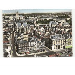 TROYES: place du maréchal foch vue aérienne 10x15 - très bon état