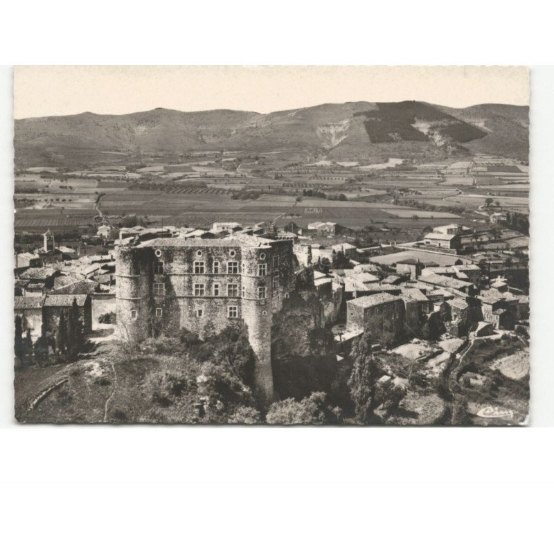 ALBA: le château féodal XIIe siècle vue aérienne 10x15 - très bon état