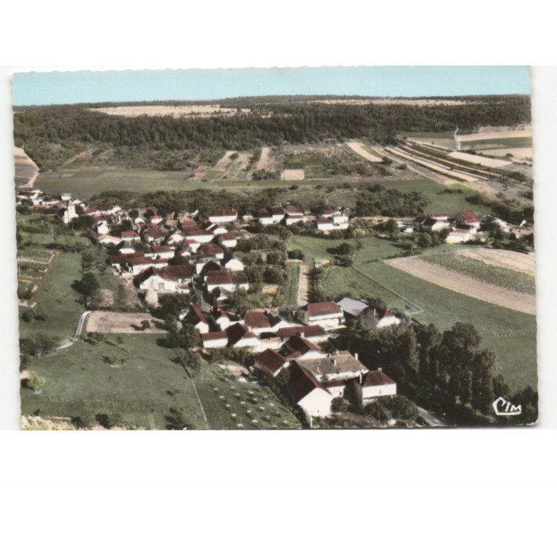 BERGERES par URVILLE: vue aérienne vue aérienne 10x15 - très bon état