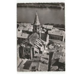 BOURG-SAINT-ANDEOL: l'église vue aérienne 10x15 - très bon état