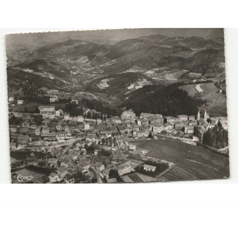 LA LOUVESC: vue générale vue aérienne 10x15 - très bon état
