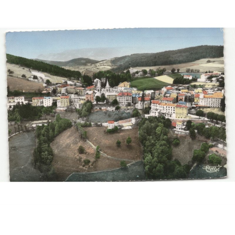 LA LOUVESC: vue aérienne 10x15 - très bon état