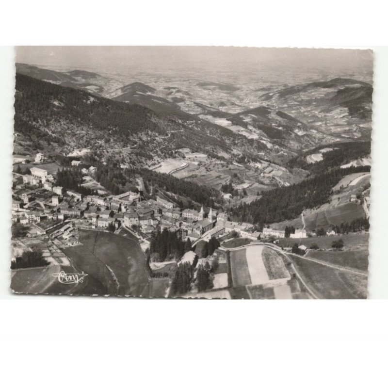 LA LOUVESC: vue générale vue aérienne 10x15 - très bon état