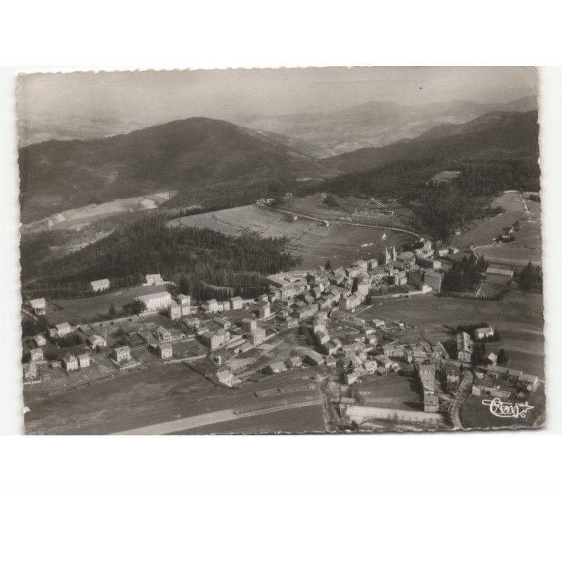 LA LOUVESC: vue panoramique vue aérienne 10x15 - très bon état
