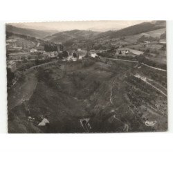 LES NONIERES: vue générale et le tunnel vue aérienne 10x15 - très bon état