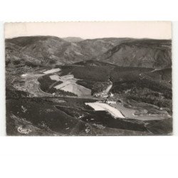 NOTRE-DAME-des-NEIGES: au fond le massif du tanargue vue aérienne 10x15 - très bon état
