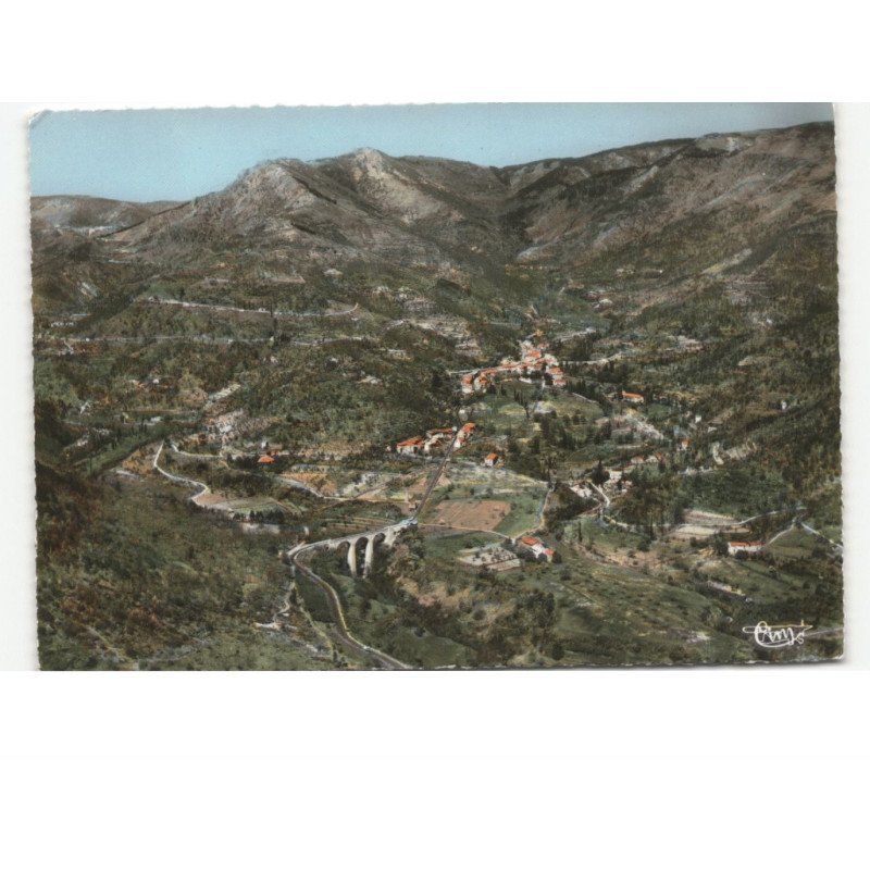 MONTPEZAT-sous-BAUZON: vue générale vue aérienne 10x15 - très bon état