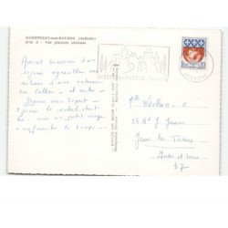 MONTPEZAT-sous-BAUZON: vue générale vue aérienne 10x15 - très bon état