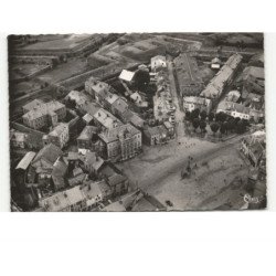 ROCROI: place verte, la mairie vue aérienne 10x15 - très bon état