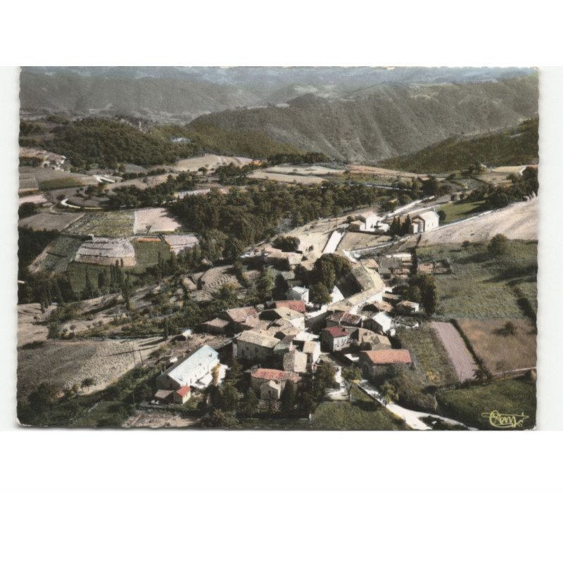SAINT-MICHEL-de-CHABRILLANOUX: vue générale vue aérienne 10x15 - très bon état