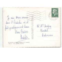 SAINT-MICHEL-de-CHABRILLANOUX: vue générale vue aérienne 10x15 - très bon état
