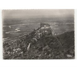 SAINT-PERAY: ruines du château de crussol et la vallée du rhône vue aérienne 10x15 - très bon état