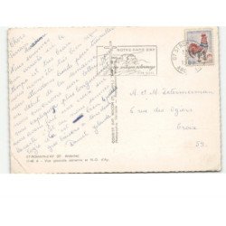 SAINT-ROMAIN-D'AY: vue générale et notre-dame d'ay vue aérienne 10x15 - état