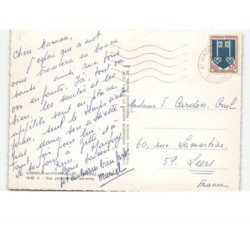 VERNOUX-en-VIVARAS: vue panoramique vue aérienne 10x15 - très bon état