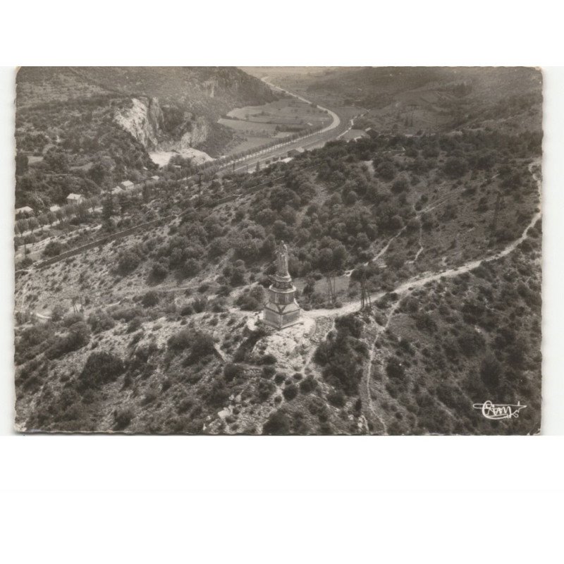 VIVIERS: la vierge vue aérienne 10x15 - très bon état