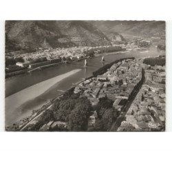 TOURNON-TAIN: vue générale vue aérienne 10x15 - très bon état