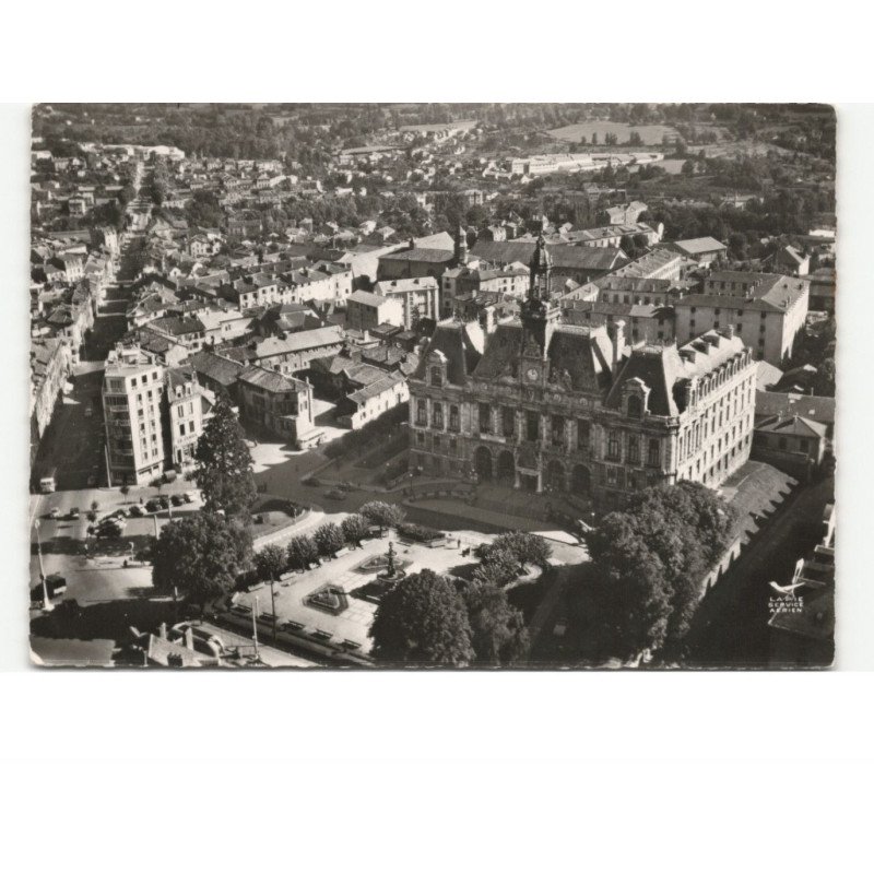 LIMOGES: hôtel de ville vue aérienne 10x15 - très bon état
