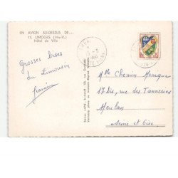 LIMOGES: hôtel de ville vue aérienne 10x15 - très bon état
