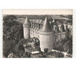 ROCHECHOUART: le château vue aérienne 10x15 - très bon état