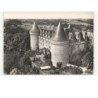 ROCHECHOUART: le château vue aérienne 10x15 - très bon état