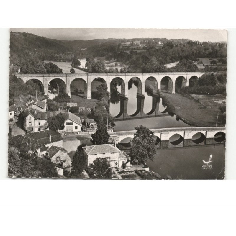 SAINT-PRIEST-TAURION: le viaduc vue aérienne 10x15 - état