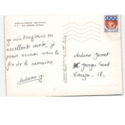 AIXE-sur-VIENNE: vue générale vue aérienne 10x15 - très bon état