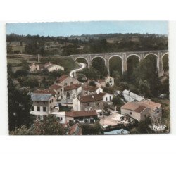 BELLAC: le viaduc quartier de chapterie embrette vue aérienne 10x15 - très bon état