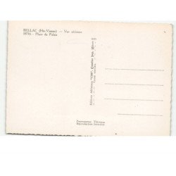 BELLAC: place du palais vue aérienne 10x15 - très bon état