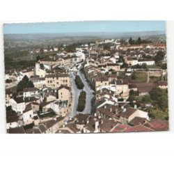 BELLAC: vue générale vue aérienne 10x15 - très bon état