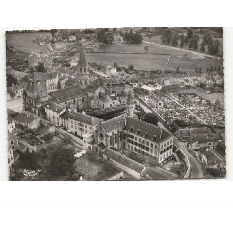 LE DORAT: meilleurs voeux pour noël et la nouvelle année de Louis Ricoux vue aérienne 10x15 - très bon état