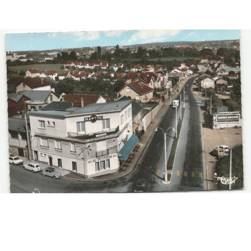 LIMOGES: hôtel-restaurant de l'aéroport au belvédère vue aérienne 10x15 - très bon état