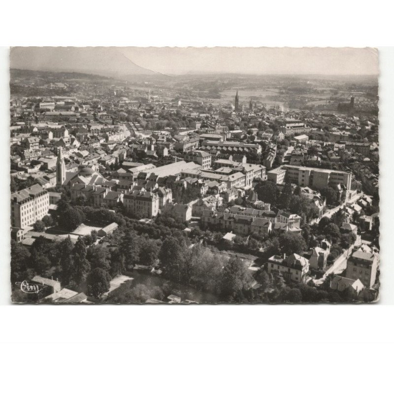 LIMOGES: le sacré-coeur, rue françois-perrin vue aérienne 10x15 - état