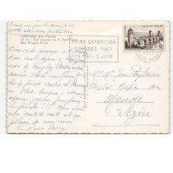 LIMOGES: le sacré-coeur, rue françois-perrin vue aérienne 10x15 - état