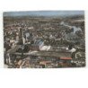 LIMOGES: la cathédrale les jardins de l'evêché et la vienne vue aérienne 10x15 - très bon état
