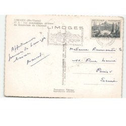 LIMOGES: vue panoramique du sanatorium du cluzeaud vue aérienne 10x15 - état