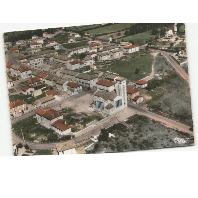 ORADOUR-sur-GLANE: village martyr vue aérienne 10x15 - état