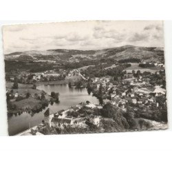 PEYRAT-le-CHATEAU: vue panoramique vue aérienne 10x15 - très bon état