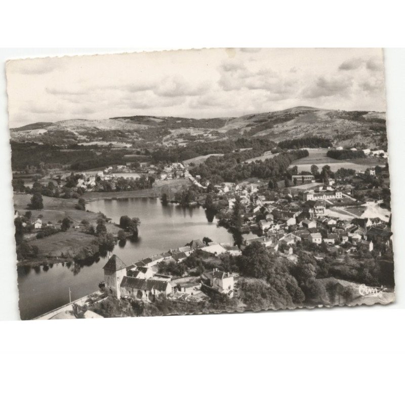 PEYRAT-le-CHATEAU: vue panoramique vue aérienne 10x15 - très bon état