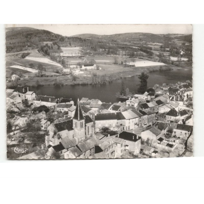 PEYRAT-le-CHATEAU: vue générale vue aérienne 10x15 - très bon état