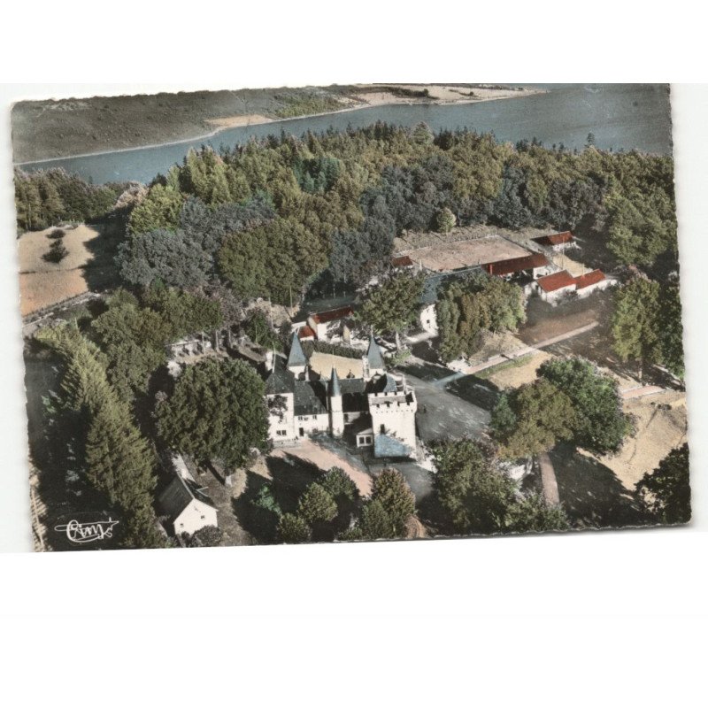 PEYRAT-le-CHATEAU: le château de vassivière: vue aérienne 10x15 - très bon état