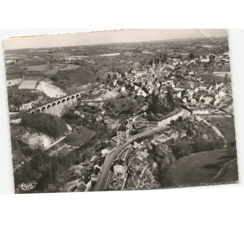 PIERRE-BUFFIERE: vue aérienne 10x15 - état