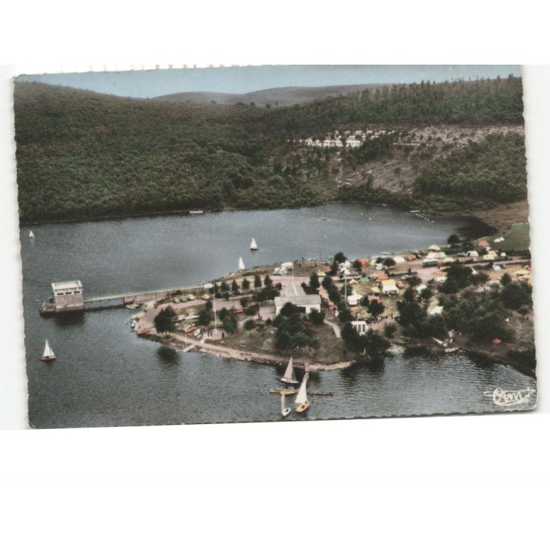 PEYRAT-le-CHATEAU: la base du touring club de france et le terrain de camping vue aérienne 10x15 - très bon état