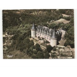ROCHECHOUART: le château vue aérienne 10x15 - très bon état