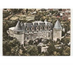ROCHECHOUART: le château vue aérienne 10x15 - très bon état
