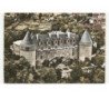 ROCHECHOUART: le château vue aérienne 10x15 - très bon état