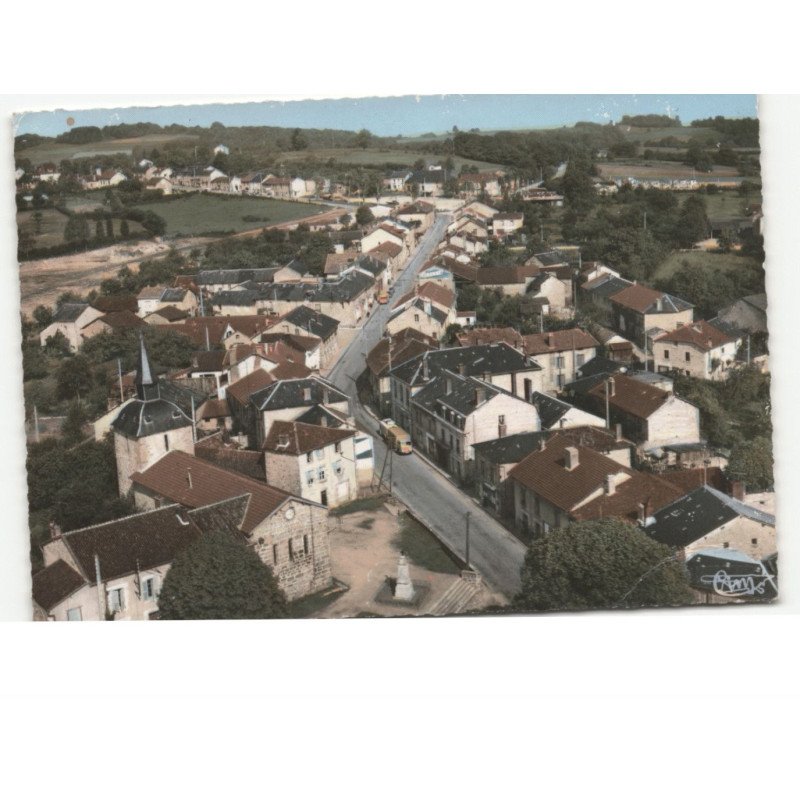 SAUVIAT: vue générale vue aérienne 10x15 - état