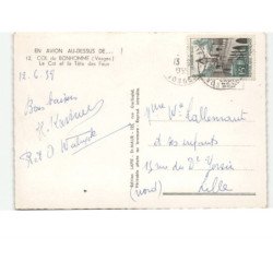 COL DE BONHOMME: le col et la tête des faux vue aérienne 10x15 - très bon état