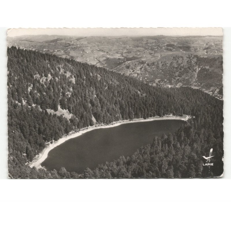 LA BRESSE: le lac des corbeaux: vue aérienne 10x15 - très bon état