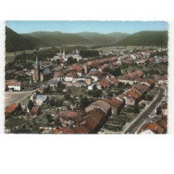 CELLES-sur-PLAINE: vue générale vue aérienne 10x15 - très bon état